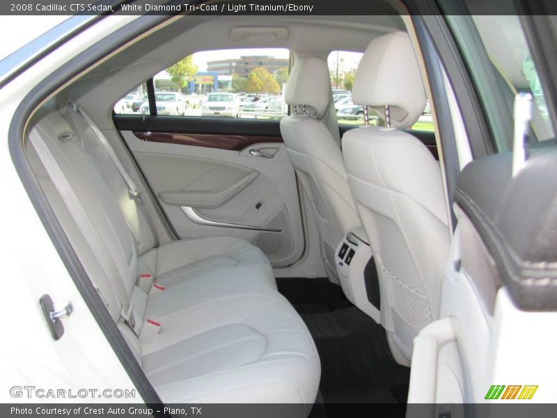 White Diamond Tri-Coat / Light Titanium/Ebony 2008 Cadillac CTS Sedan