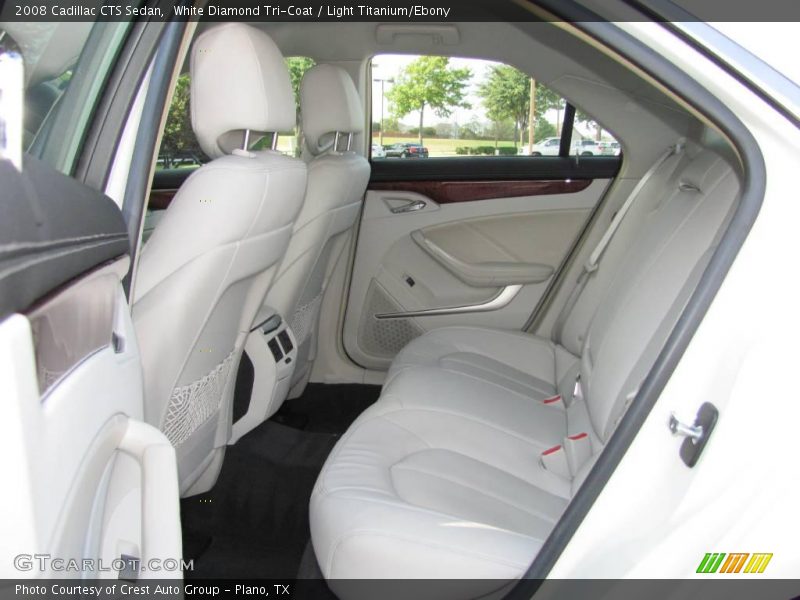 White Diamond Tri-Coat / Light Titanium/Ebony 2008 Cadillac CTS Sedan