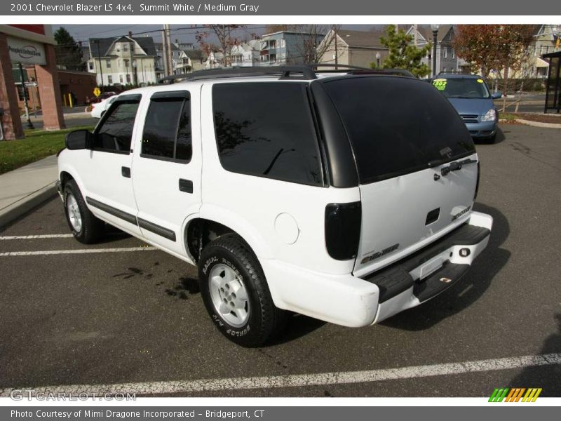 Summit White / Medium Gray 2001 Chevrolet Blazer LS 4x4