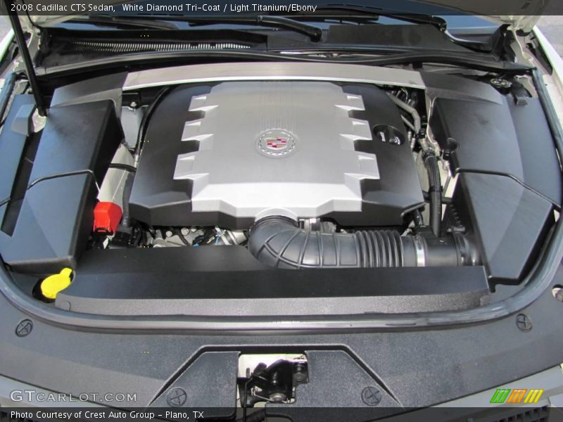 White Diamond Tri-Coat / Light Titanium/Ebony 2008 Cadillac CTS Sedan