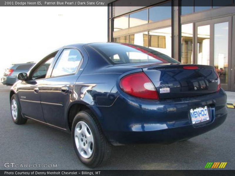 Patriot Blue Pearl / Dark Slate Gray 2001 Dodge Neon ES