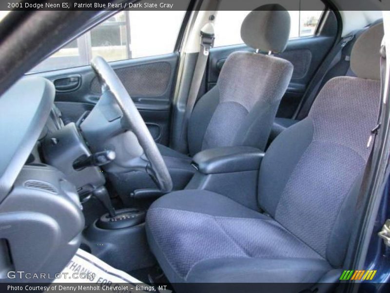 Patriot Blue Pearl / Dark Slate Gray 2001 Dodge Neon ES