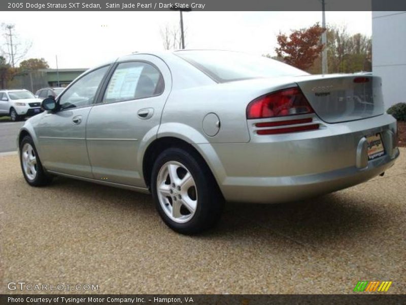 Satin Jade Pearl / Dark Slate Gray 2005 Dodge Stratus SXT Sedan
