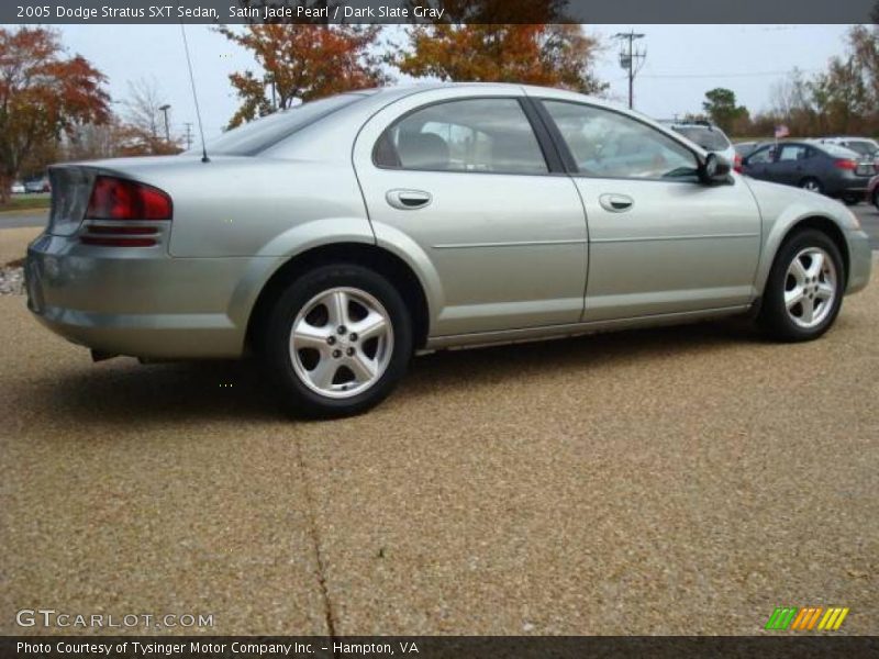 Satin Jade Pearl / Dark Slate Gray 2005 Dodge Stratus SXT Sedan