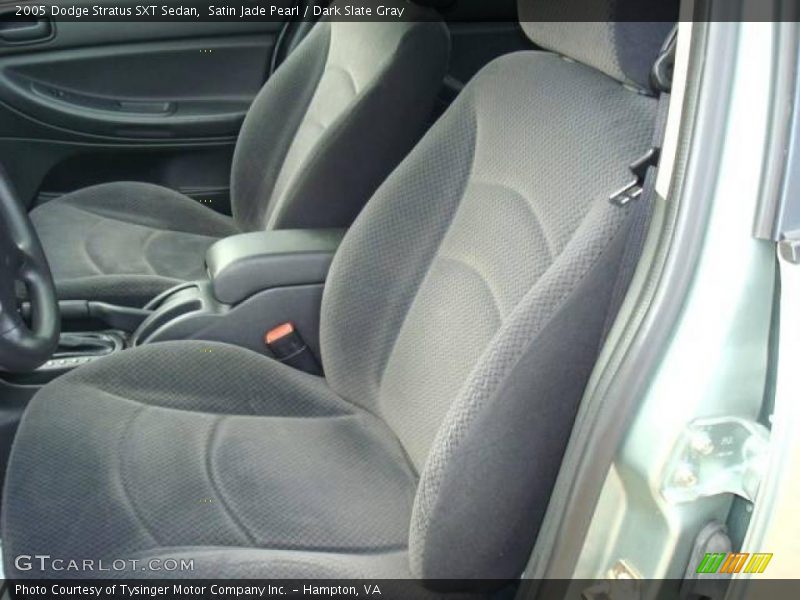 Satin Jade Pearl / Dark Slate Gray 2005 Dodge Stratus SXT Sedan