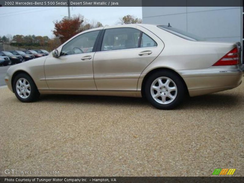 Desert Silver Metallic / Java 2002 Mercedes-Benz S 500 Sedan