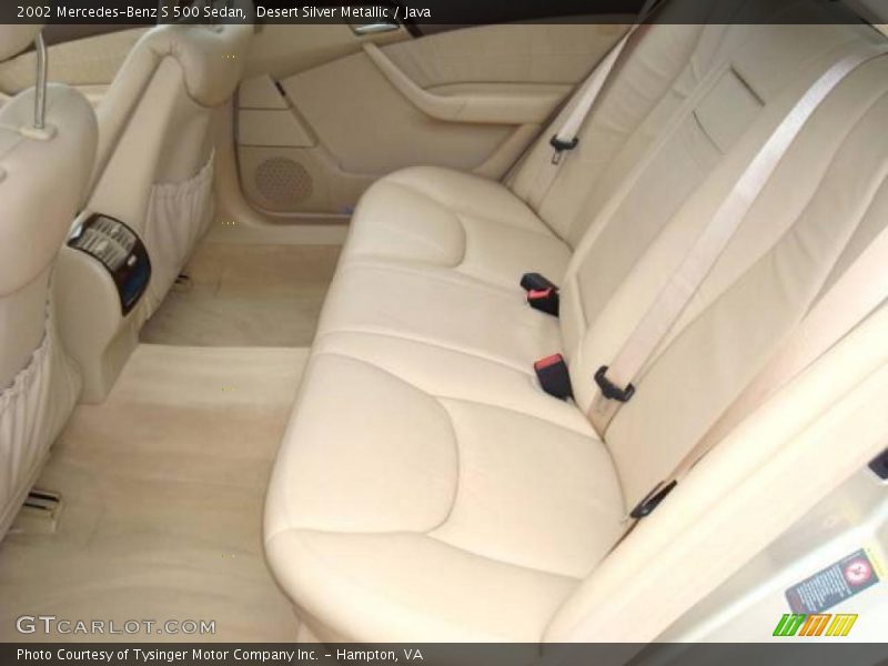 Desert Silver Metallic / Java 2002 Mercedes-Benz S 500 Sedan