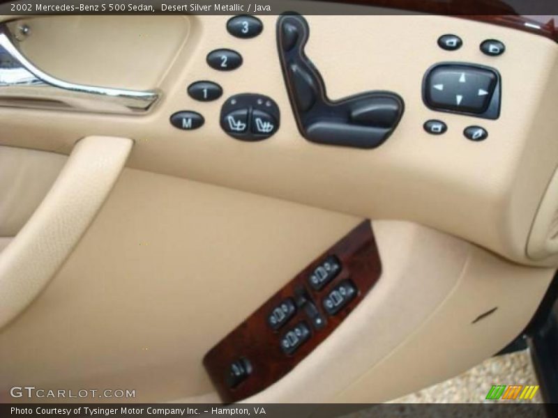 Desert Silver Metallic / Java 2002 Mercedes-Benz S 500 Sedan
