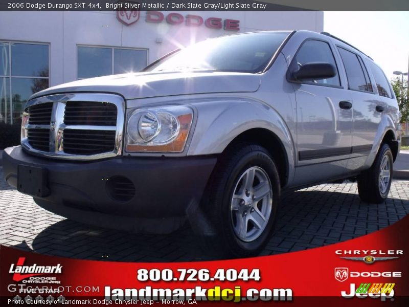 Bright Silver Metallic / Dark Slate Gray/Light Slate Gray 2006 Dodge Durango SXT 4x4