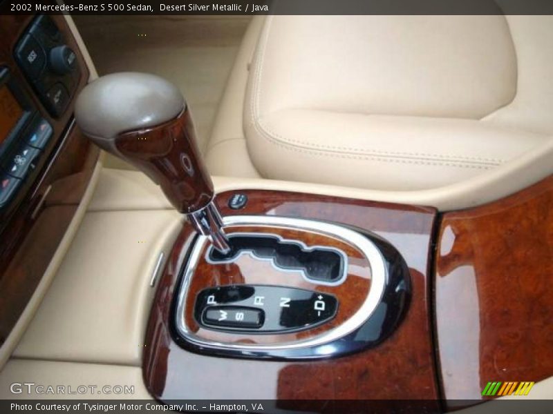 Desert Silver Metallic / Java 2002 Mercedes-Benz S 500 Sedan