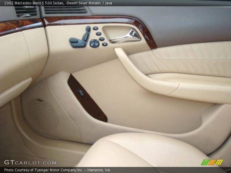 Desert Silver Metallic / Java 2002 Mercedes-Benz S 500 Sedan