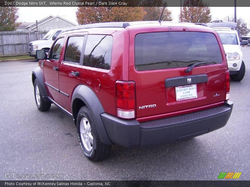 Inferno Red Crystal Pearl / Dark Slate Gray 2007 Dodge Nitro SXT