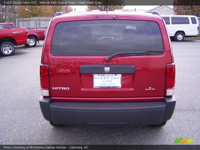 Inferno Red Crystal Pearl / Dark Slate Gray 2007 Dodge Nitro SXT