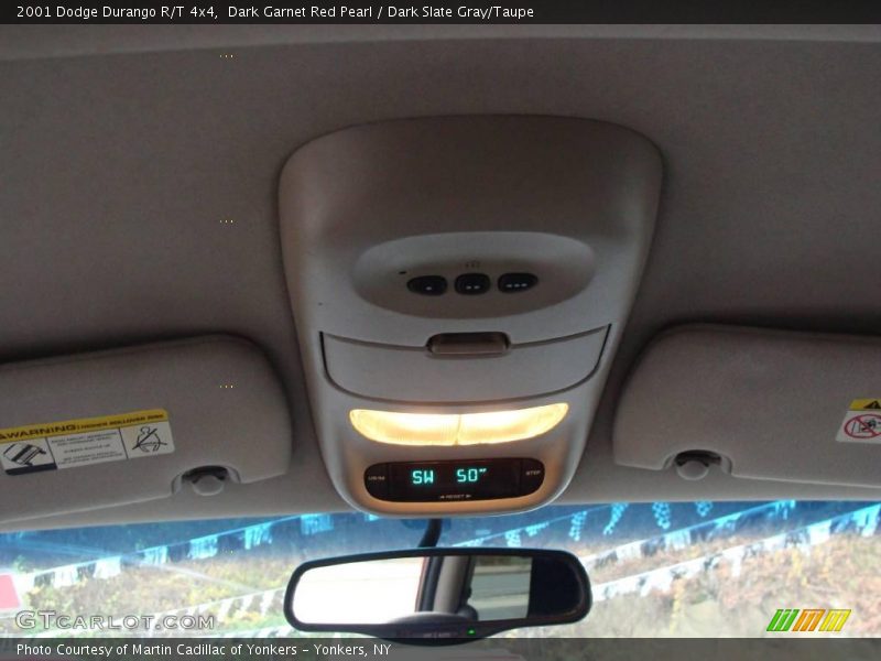 Dark Garnet Red Pearl / Dark Slate Gray/Taupe 2001 Dodge Durango R/T 4x4