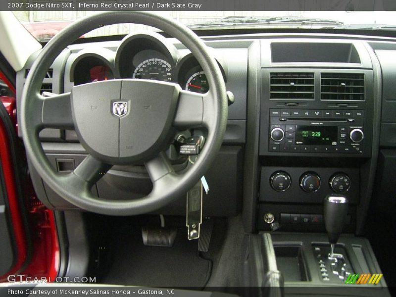 Inferno Red Crystal Pearl / Dark Slate Gray 2007 Dodge Nitro SXT