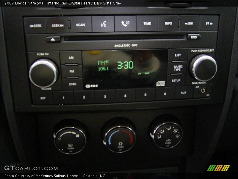 Inferno Red Crystal Pearl / Dark Slate Gray 2007 Dodge Nitro SXT