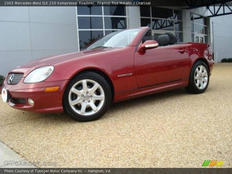 Firemist Red Metallic / Charcoal 2003 Mercedes-Benz SLK 230 Kompressor Roadster