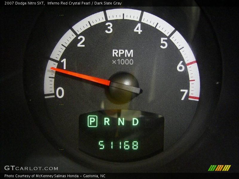 Inferno Red Crystal Pearl / Dark Slate Gray 2007 Dodge Nitro SXT