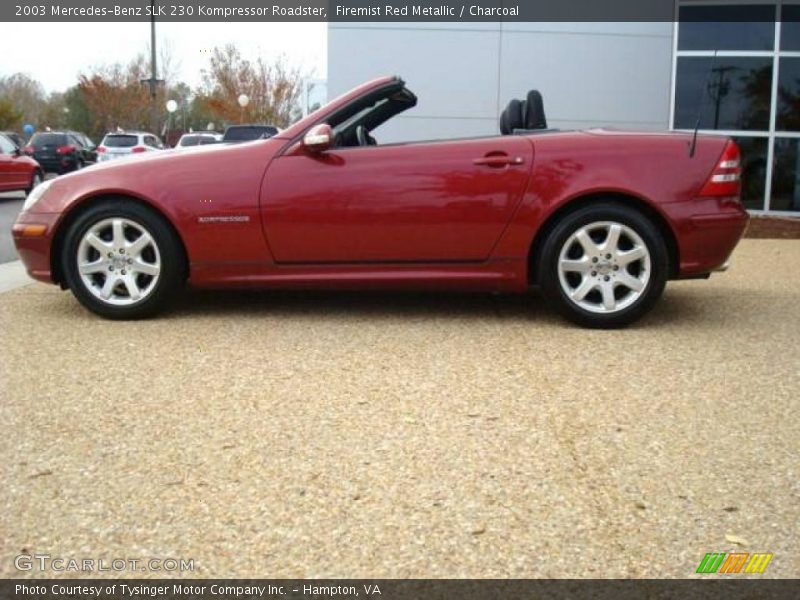 Firemist Red Metallic / Charcoal 2003 Mercedes-Benz SLK 230 Kompressor Roadster