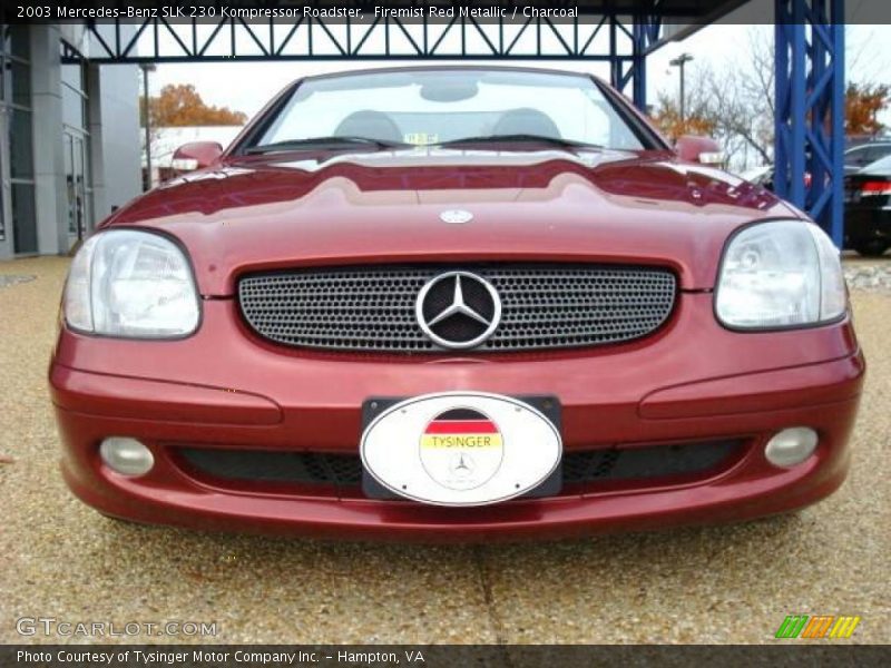 Firemist Red Metallic / Charcoal 2003 Mercedes-Benz SLK 230 Kompressor Roadster