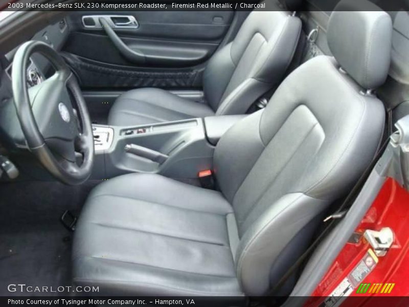 Firemist Red Metallic / Charcoal 2003 Mercedes-Benz SLK 230 Kompressor Roadster