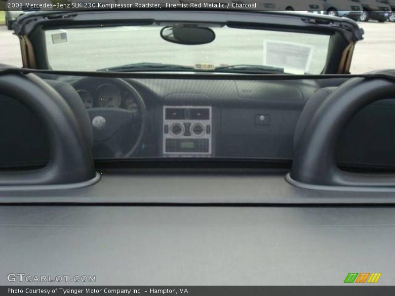 Firemist Red Metallic / Charcoal 2003 Mercedes-Benz SLK 230 Kompressor Roadster