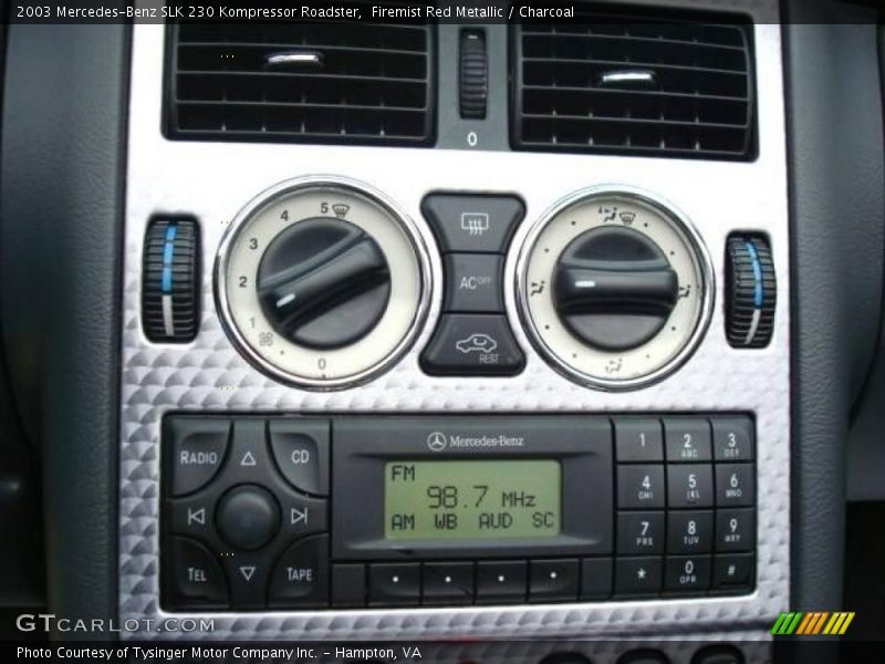 Firemist Red Metallic / Charcoal 2003 Mercedes-Benz SLK 230 Kompressor Roadster