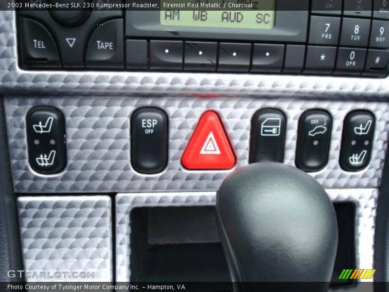 Firemist Red Metallic / Charcoal 2003 Mercedes-Benz SLK 230 Kompressor Roadster