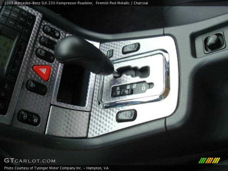 Firemist Red Metallic / Charcoal 2003 Mercedes-Benz SLK 230 Kompressor Roadster