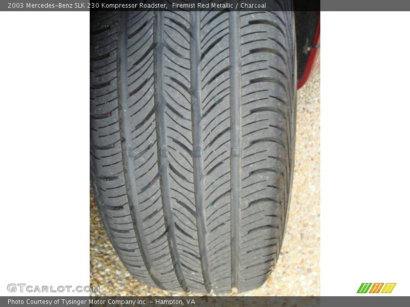 Firemist Red Metallic / Charcoal 2003 Mercedes-Benz SLK 230 Kompressor Roadster