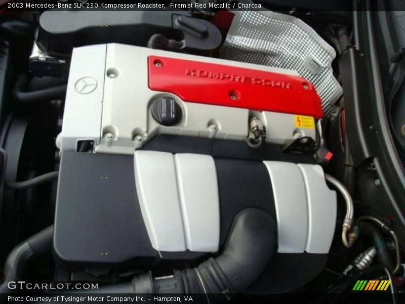 Firemist Red Metallic / Charcoal 2003 Mercedes-Benz SLK 230 Kompressor Roadster