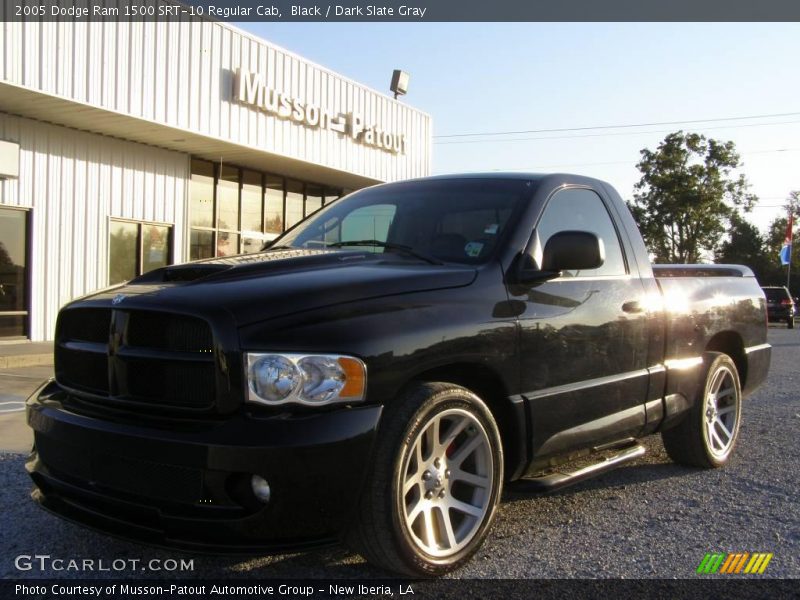 Black / Dark Slate Gray 2005 Dodge Ram 1500 SRT-10 Regular Cab