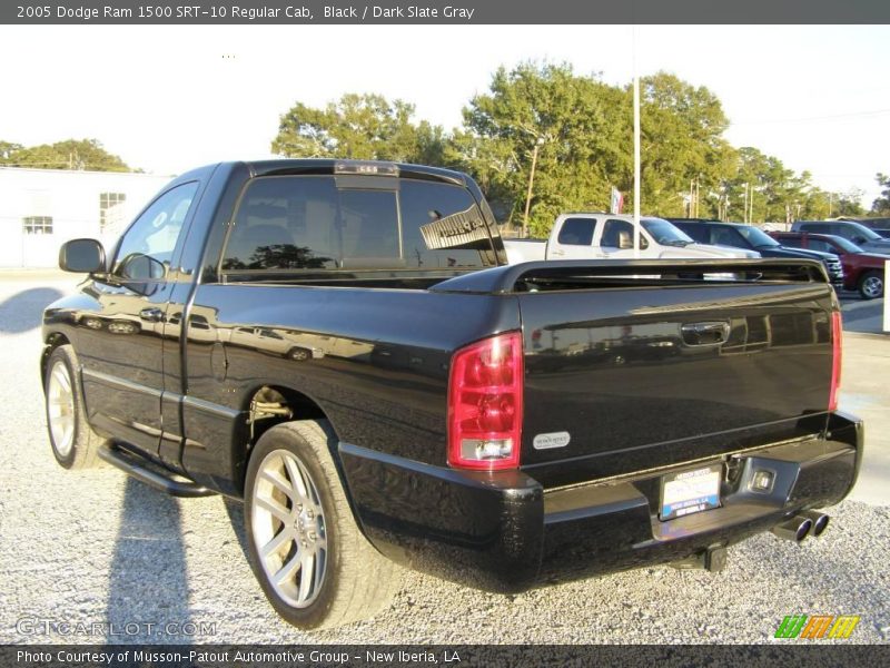 Black / Dark Slate Gray 2005 Dodge Ram 1500 SRT-10 Regular Cab