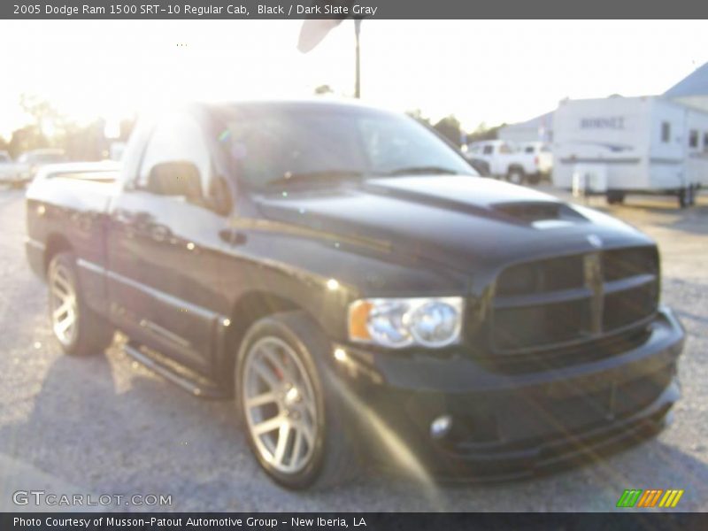 Black / Dark Slate Gray 2005 Dodge Ram 1500 SRT-10 Regular Cab