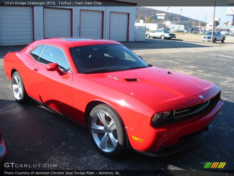 TorRed / Dark Slate Gray 2010 Dodge Challenger SRT8