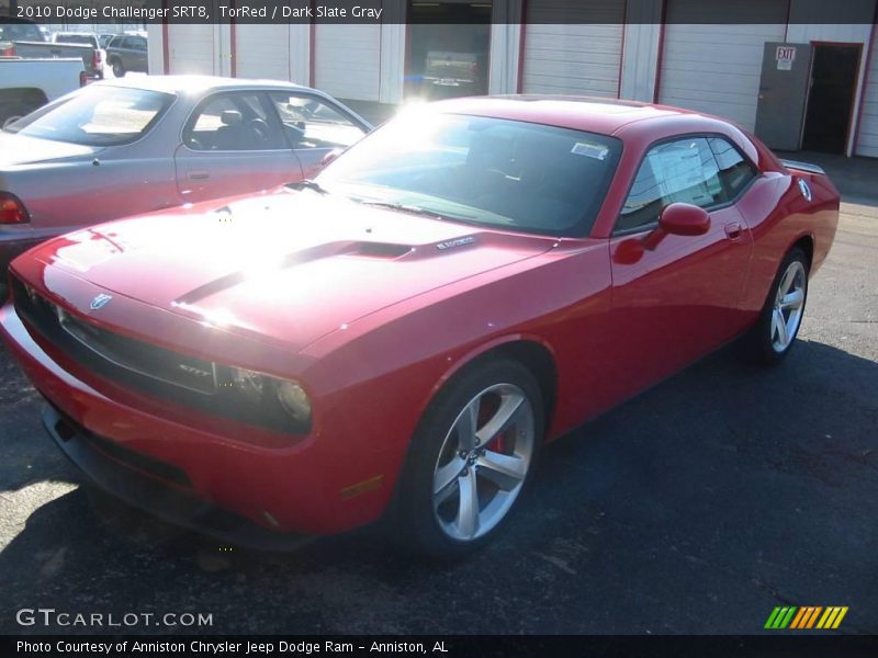 TorRed / Dark Slate Gray 2010 Dodge Challenger SRT8