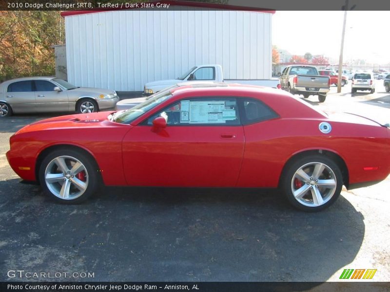 TorRed / Dark Slate Gray 2010 Dodge Challenger SRT8