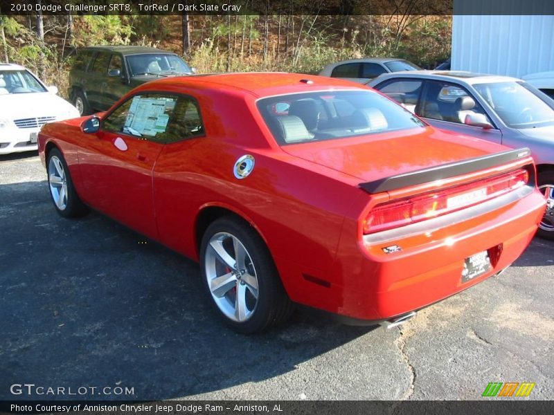 TorRed / Dark Slate Gray 2010 Dodge Challenger SRT8