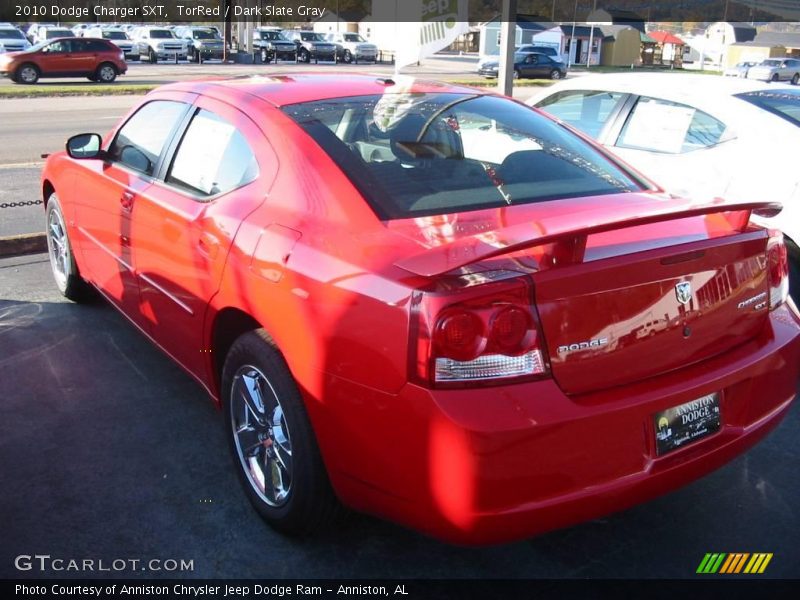TorRed / Dark Slate Gray 2010 Dodge Charger SXT