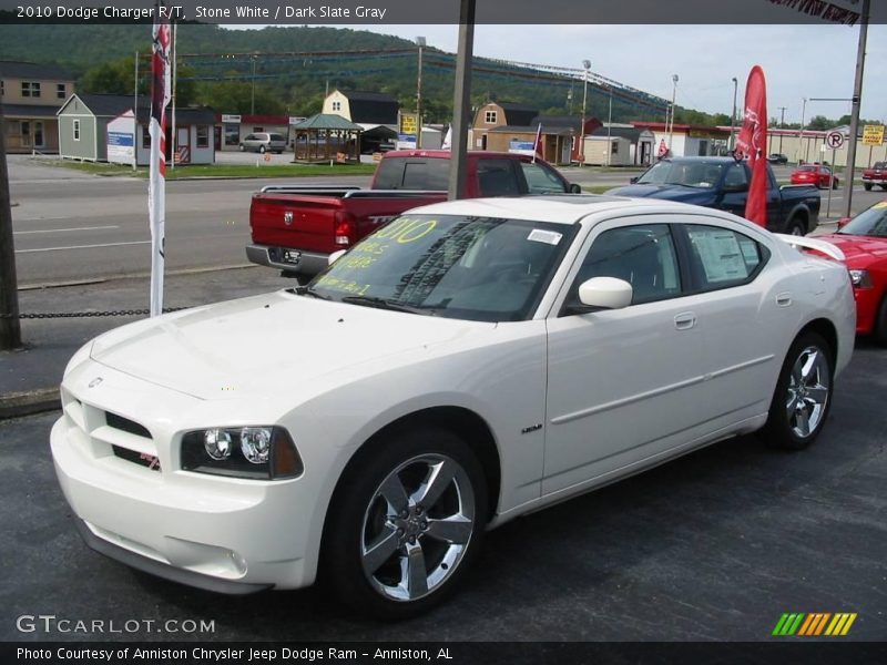 Stone White / Dark Slate Gray 2010 Dodge Charger R/T