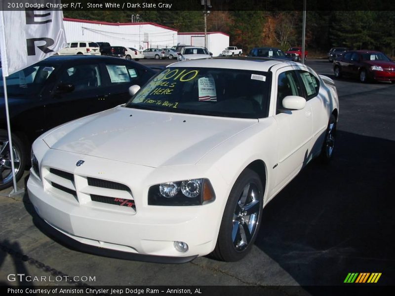 Stone White / Dark Slate Gray 2010 Dodge Charger R/T