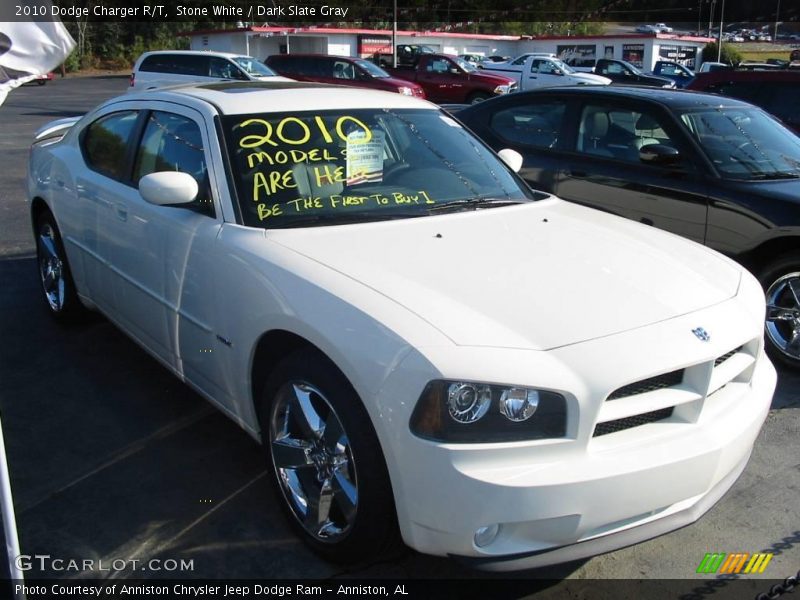 Stone White / Dark Slate Gray 2010 Dodge Charger R/T