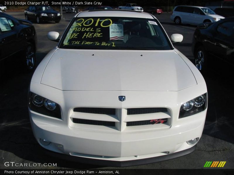 Stone White / Dark Slate Gray 2010 Dodge Charger R/T