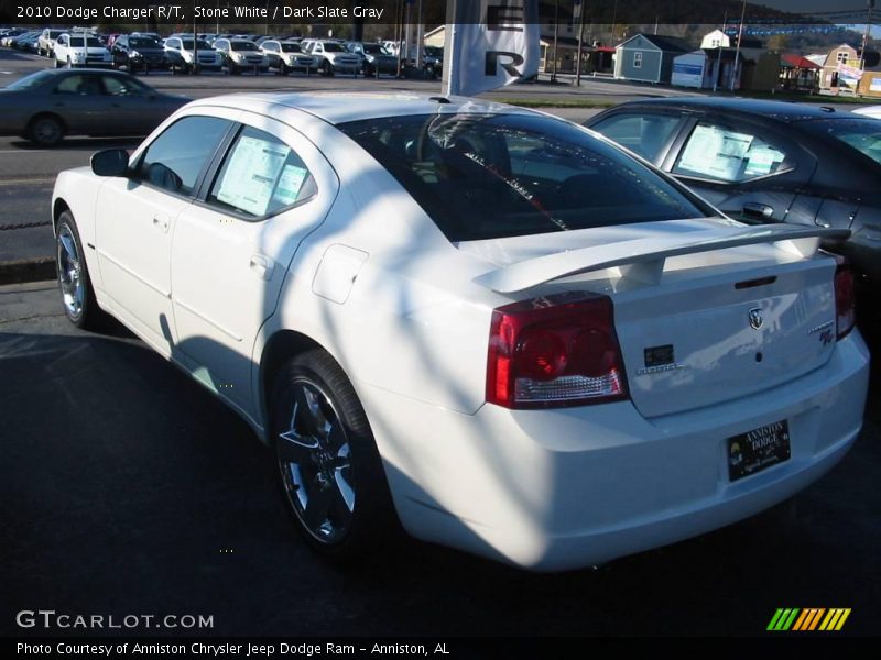 Stone White / Dark Slate Gray 2010 Dodge Charger R/T
