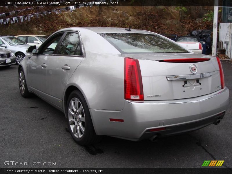 Light Platinum / Cashmere/Cocoa 2008 Cadillac CTS 4 AWD Sedan