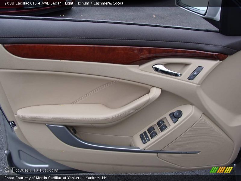 Light Platinum / Cashmere/Cocoa 2008 Cadillac CTS 4 AWD Sedan