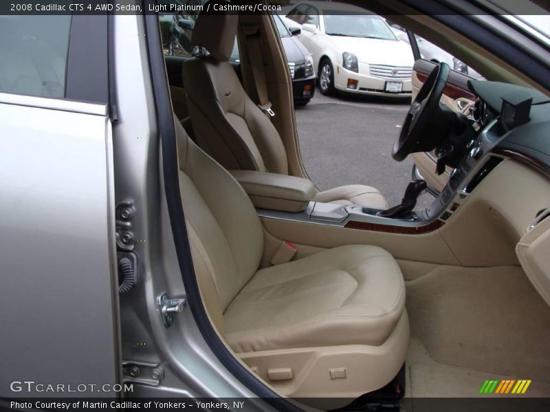 Light Platinum / Cashmere/Cocoa 2008 Cadillac CTS 4 AWD Sedan