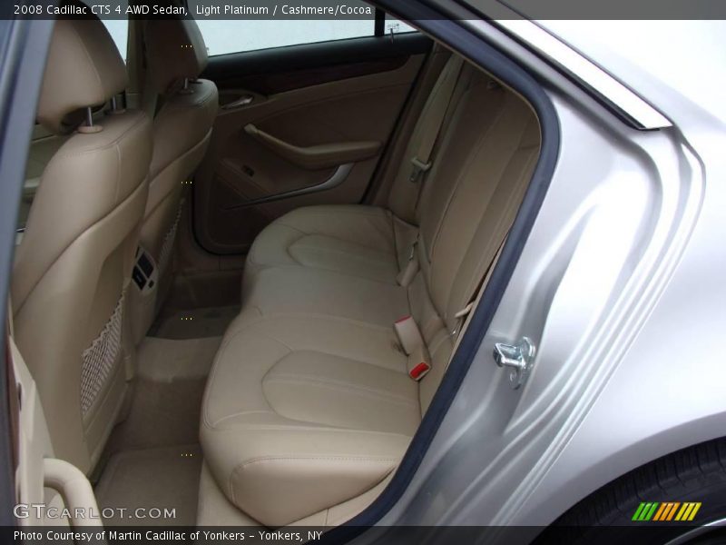 Light Platinum / Cashmere/Cocoa 2008 Cadillac CTS 4 AWD Sedan