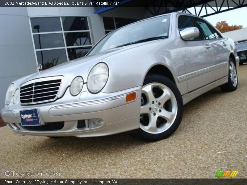 Quartz Silver Metallic / Ash 2002 Mercedes-Benz E 430 Sedan