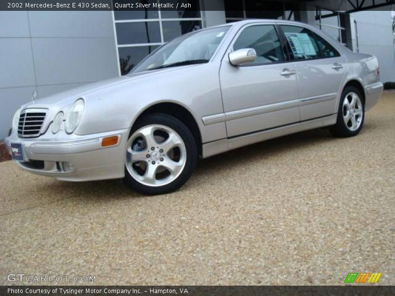 Quartz Silver Metallic / Ash 2002 Mercedes-Benz E 430 Sedan